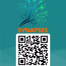 Synapses Logo & QR-code to questionnaire