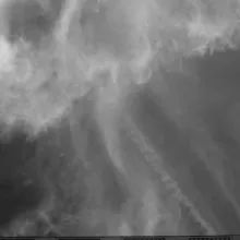 Sky Portrait, Carbon ink print, Rue Blomet, Paris