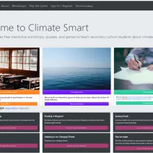 image of Climate Smart landing page