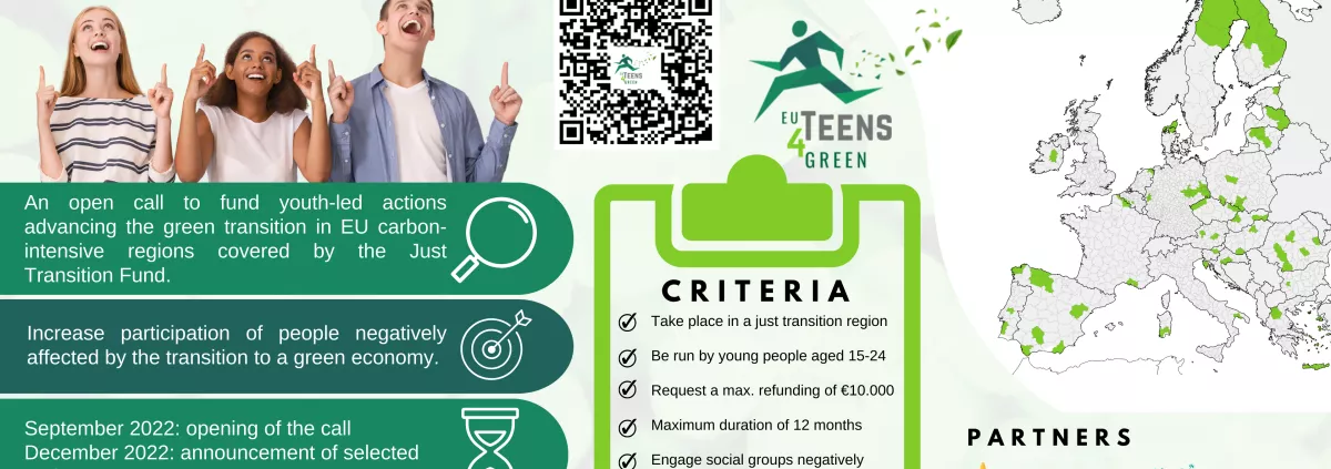 flyer about EUTEENS4GREEN call
