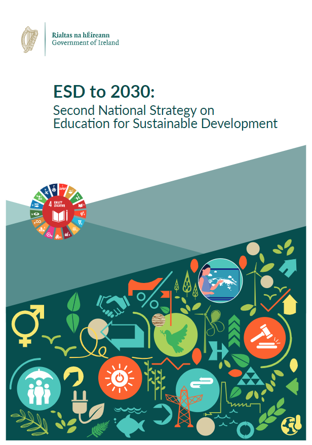 ESD to 2030 Front cover of ESD in Education Strategy for Ireland