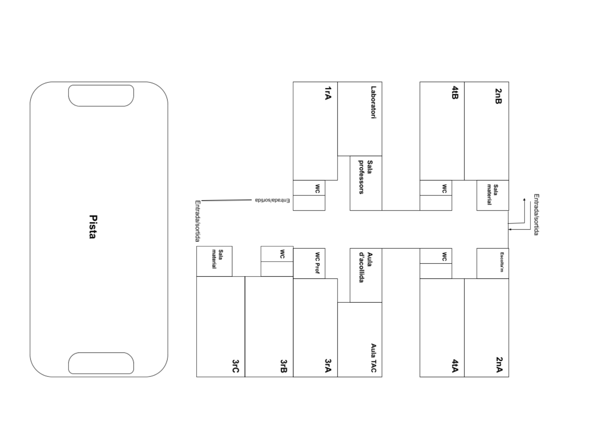 School map to measure the environment and compare using P-Bit
