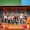 A group of students on stage at the Future League competition final