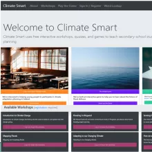 image of Climate Smart landing page