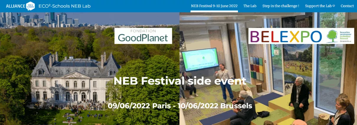 NEB Festival side event 09/06/2022 Paris - 10/06/2022 Brussels